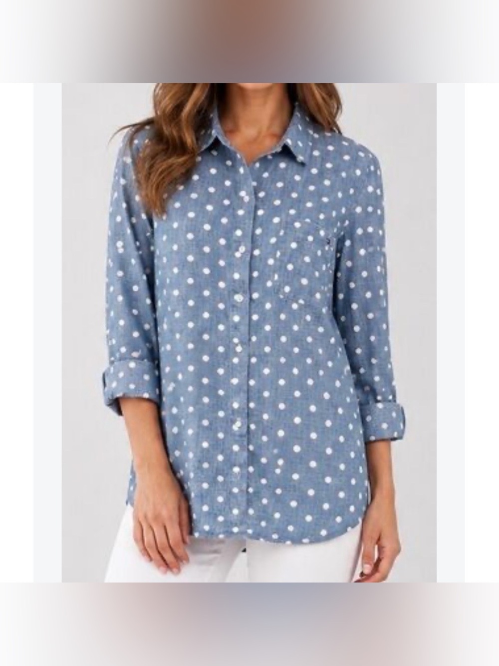 Tommy Hilfiger Chambray Button-Up Shirt Size 3x